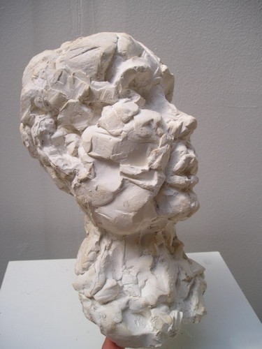 Sculpture titled "Buste Yuna" by François Tamalet, Original Artwork