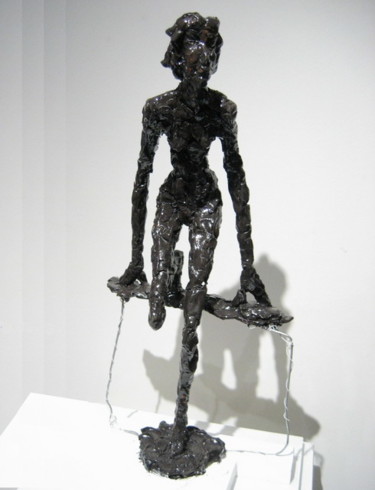 Sculpture intitulée "La Passante" par François Tamalet, Œuvre d'art originale