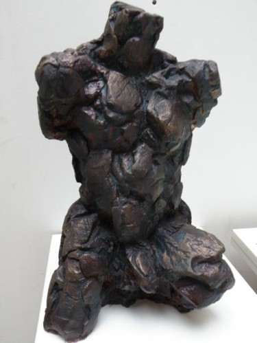 Sculpture intitulée "torse d'homme" par François Tamalet, Œuvre d'art originale, Huile