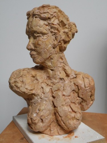 Sculpture intitulée "buste Valentine" par François Tamalet, Œuvre d'art originale