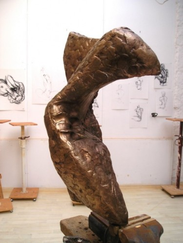 Sculpture intitulée "empreinte étreinte" par François Tamalet, Œuvre d'art originale