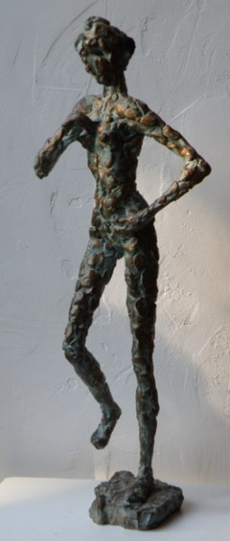 Sculpture titled "M_LOU_patine_Verte_…" by François Tamalet, Original Artwork