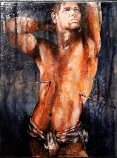 Painting titled "trittico_003.jpg" by Franco Marras, Original Artwork