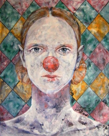 Painting titled "pagliacci_090.jpg" by Franco Marras, Original Artwork