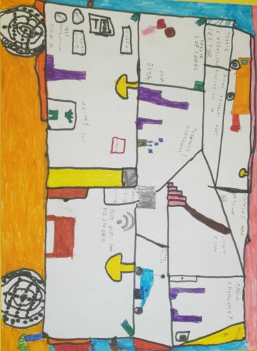 Macchina inventata (Macchina da guerra) Drawing titled "Macchina inventata…" by Franellomenophotos, Original Art, Pencil