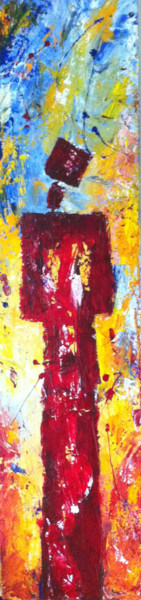 Pittura intitolato "Guardian Angel #1" da Annapa (By Anna + Frank Loydl), Opera d'arte originale, Acrilico