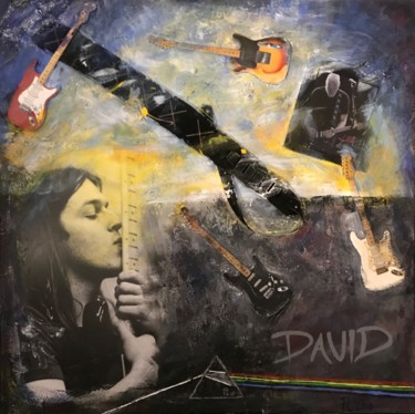 Malerei mit dem Titel "David" von Annapa (By Anna + Frank Loydl), Original-Kunstwerk, Acryl
