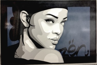 Sculpture titled "rihanna-zen-portrai…" by Zen, Original Artwork, Ceramics