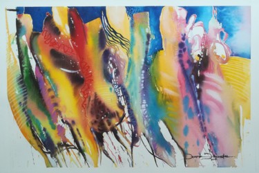 Painting titled "Tribe" by Frank Jooste, Original Artwork