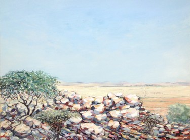 Painting titled "Southern Namibia" by Frank Jooste, Original Artwork, Acrylic
