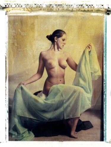 Photographie intitulée "polaroid-nude-frank…" par Frank Morris, Œuvre d'art originale, Photographie argentique