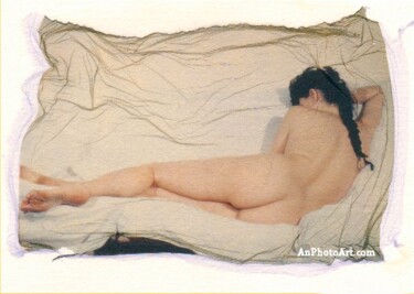 Photography titled "Polaroid Nude n. 3c" by Frank Morris, Original Artwork, Analog photography
