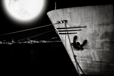 Photography titled "Moon" by Frank Verreyken, Original Artwork, Digital Photography