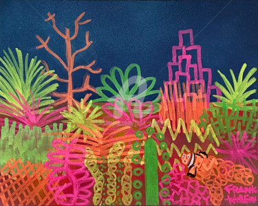 Painting titled "CORAL #5" by Frank Willems, Original Artwork, Acrylic