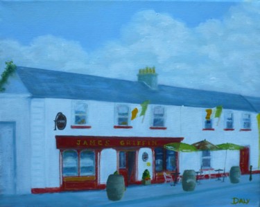 Painting titled "James Griffin (Leni…" by Frank Daly, Original Artwork, Oil