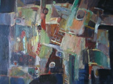 Painting titled "ntitled #11" by Frank Dong, Original Artwork