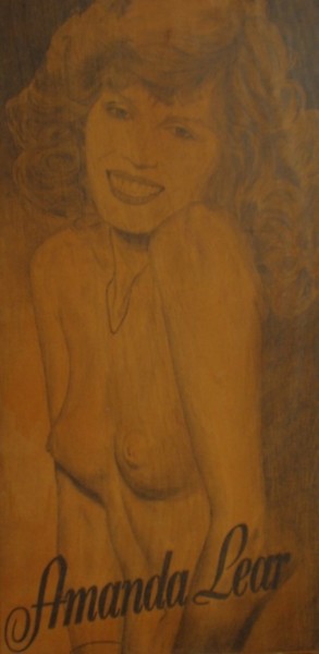 Painting titled "Amanda Lear" by Frankie, Original Artwork