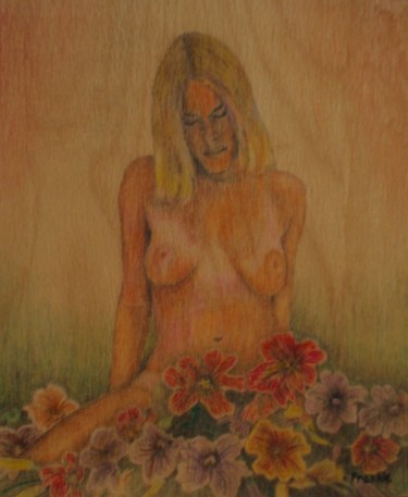 Painting titled "Letnička" by Frankie, Original Artwork
