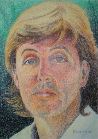 Painting titled "Paul McCartney" by Frankie, Original Artwork