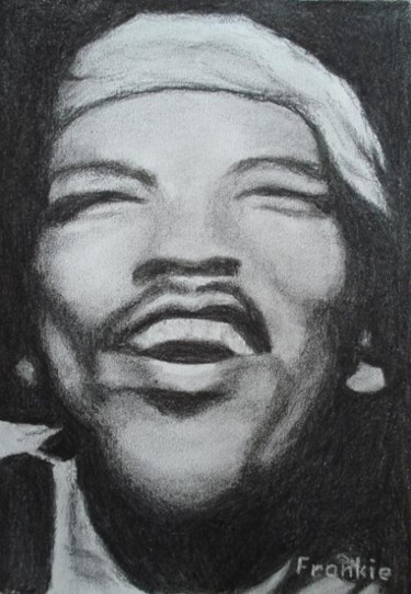 Painting titled "Jimi Hendrix" by Frankie, Original Artwork