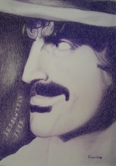 Painting titled "Frank Zappa" by Frankie, Original Artwork