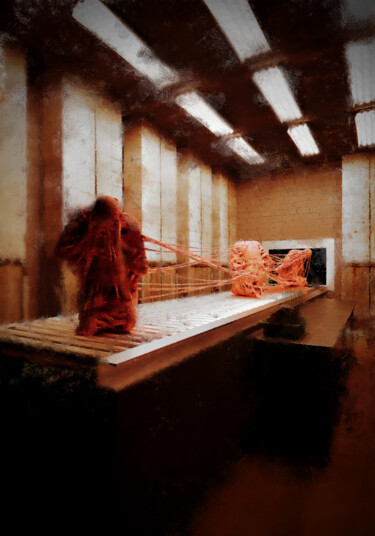 Digitale Kunst mit dem Titel "El Puente" von Francisco Tabakman (Frankly Tired), Original-Kunstwerk, 2D digitale Arbeit