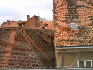 Photographie intitulée "Les toits de la Vil…" par Smiljana Frankovic - Karaman, Œuvre d'art originale, Photographie numérique