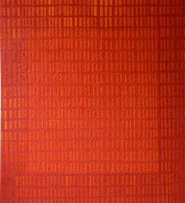 Painting titled "infini-rouge-sur-ro…" by Frank Sèves, Original Artwork