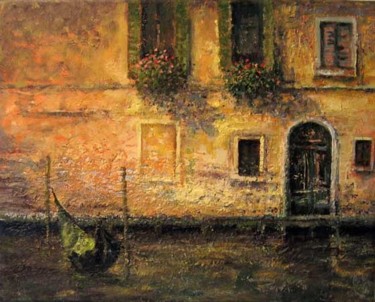 Painting titled "Venice" by Frankstock.Ca, Original Artwork