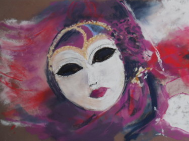 Painting titled "Carnaval" by Françoise Sorrel, Original Artwork