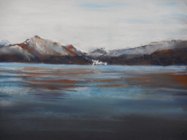 Peinture intitulée "Lac de Petichet" par Françoise Sorrel, Œuvre d'art originale