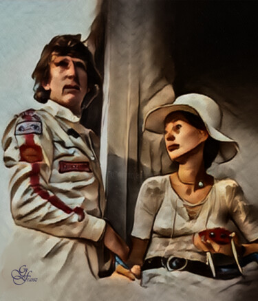 Arte digital titulada "Jochen Rindt 1" por Franz Grausenburger, Obra de arte original, Pintura Digital