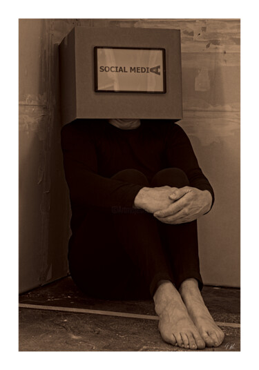 Fotografía titulada "Social media" por Franz Hein, Obra de arte original, Fotografía digital