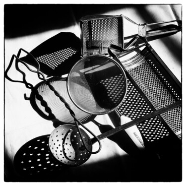 Photography titled "Kitchen Tools 2, li…" by Franz Hümpfner, Original Artwork, Digital Photography