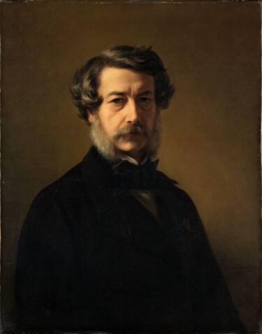 Painting titled "Autoportrait" by Franz Xaver Winterhalter, Original Artwork, Oil