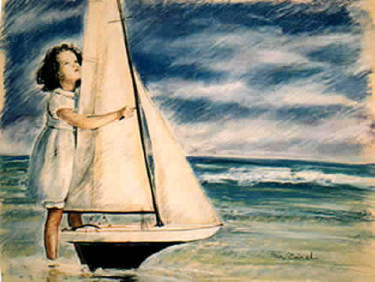 Painting titled "navigation" by Fran Zainal, Original Artwork, Other