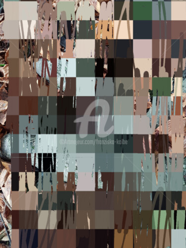 Цифровое искусство под названием "Pixelworld 10" - Franziska Kolbe, Подлинное произведение искусства, Цифровая фотография