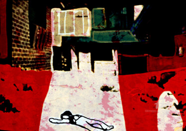 Digitale Kunst mit dem Titel "Silent Place Nr. 5" von Franziska Kolbe, Original-Kunstwerk, Digitale Fotografie