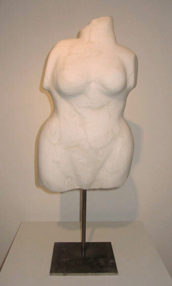 Sculpture titled "Female Torso" by Fraser Paterson, Original Artwork, Stone