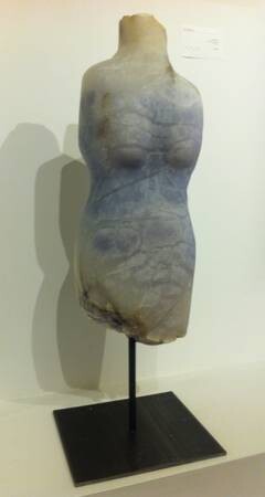 Sculpture titled "Blue Girl" by Fraser Paterson, Original Artwork