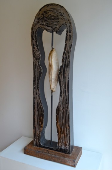 Sculpture intitulée "subliminal" par Fraser Paterson, Œuvre d'art originale, Métaux