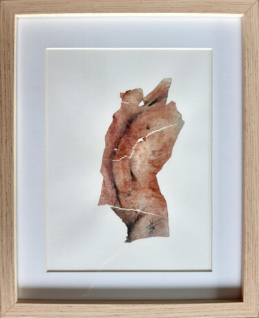 Картина под названием "buste homme 2" - Fred Bonna, Подлинное произведение искусства, Масло