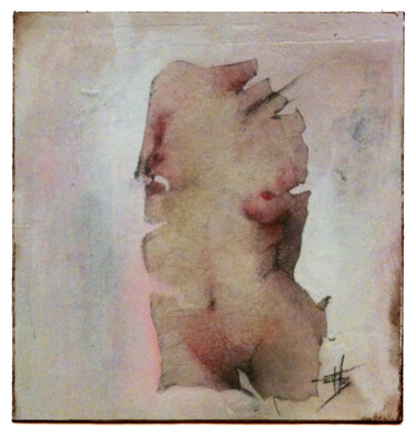 Pittura intitolato "Nunu" da Fred Bonna, Opera d'arte originale, Pastello