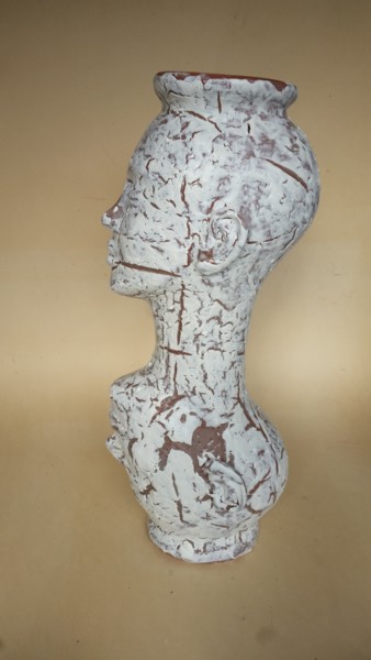 Sculpture titled "Reflet N°6" by Frédéric Louvier, Original Artwork, Ceramics