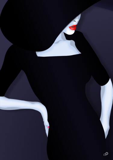 "Woman #1" başlıklı Dijital Sanat Fred Pabion tarafından, Orijinal sanat, 2D Dijital Çalışma