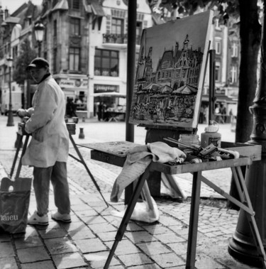 Photographie intitulée "les peintres" par Frédéric Duchesnay, Œuvre d'art originale, Photographie argentique