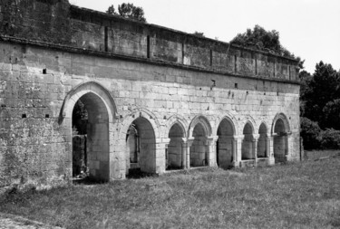 Photography titled "L'abbaye" by Frédéric Duchesnay, Original Artwork, Analog photography