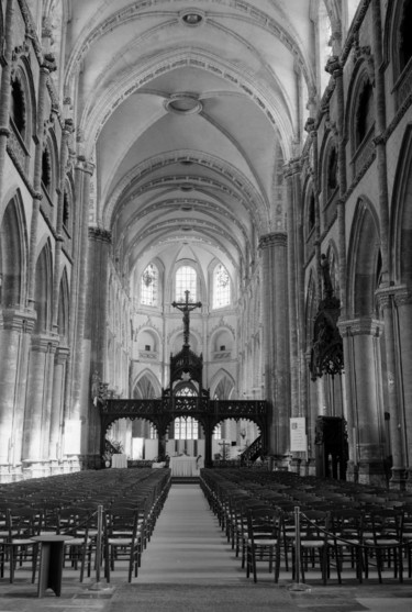 Fotografía titulada "Eglise" por Frédéric Duchesnay, Obra de arte original, Fotografía analógica