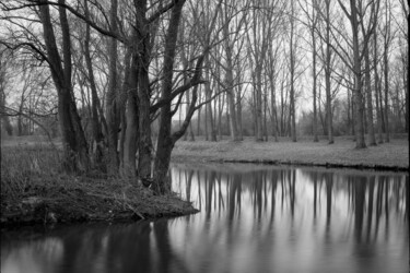 Photography titled "Hiver" by Frédéric Duchesnay, Original Artwork, Analog photography