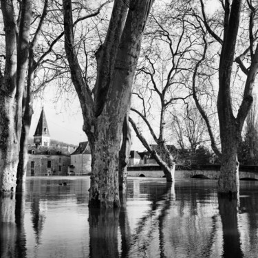 Photography titled "Les pieds dans l'eau" by Frédéric Duchesnay, Original Artwork, Analog photography